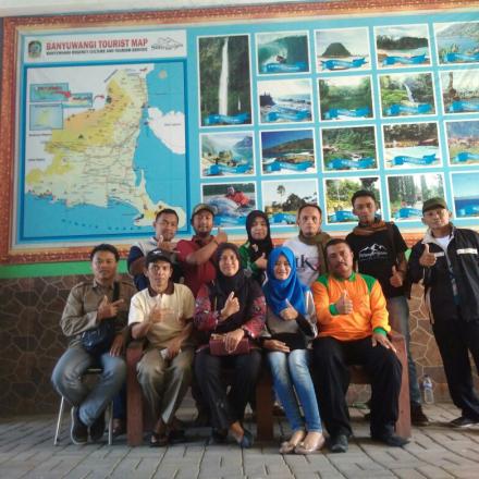 Temu Mitra Pokdarwis Jateng Bersama Pokdarwis Desa Tamansari Banyuwangi Jawa Timur